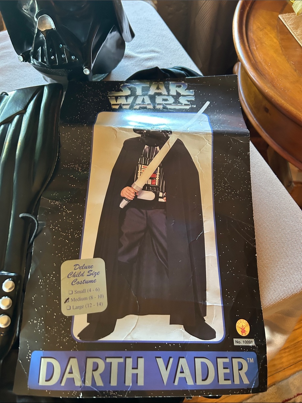 Vintage Star Wars Darth Vader Costume - Black